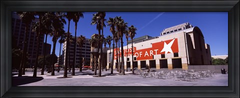 Framed Art museum in a city, Downtown San Jose, California Print