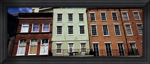 Framed Low angle view of buildings, Riverwalk Area, New Orleans, Louisiana, USA Print