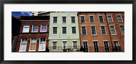 Framed Low angle view of buildings, Riverwalk Area, New Orleans, Louisiana, USA Print