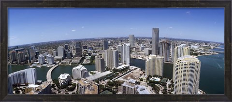 Framed Aerial View of Miami, Florida, 2008 Print