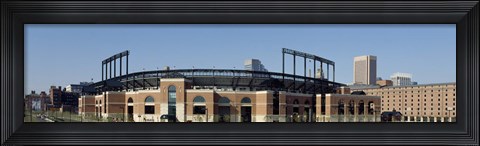 Framed Baseball park in a city, Oriole Park at Camden Yards, Baltimore, Maryland, USA Print