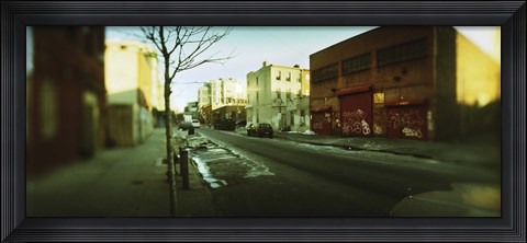 Framed Buildings in a city, Williamsburg, Brooklyn, New York City, New York State, USA Print