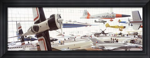 Framed Interiors of a museum, Museum of Flight, Seattle, Washington State, USA Print