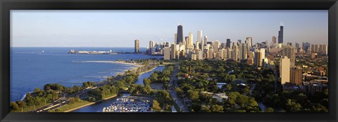 Framed USA, Illinois, Chicago Print