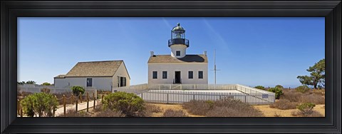 Framed Lighthouse, Old Point Loma Lighthouse, Point Loma, Cabrillo National Monument, San Diego, California, USA Print