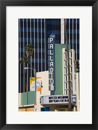 Framed Theater in a city, Hollywood Palladium, Hollywood, Los Angeles, California, USA Print