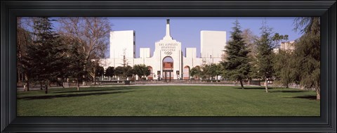 Framed Los Angeles Memorial Coliseum, California, USA Print
