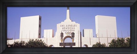 Framed Los Angeles Memorial Coliseum, Los Angeles, California Print