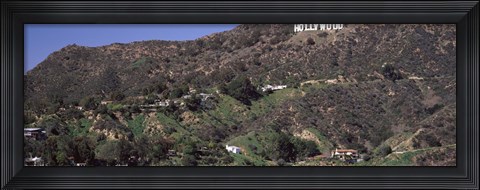 Framed Hollywood Hills, Hollywood, California Print