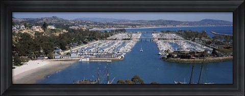 Framed Dana Point Harbor, California Print