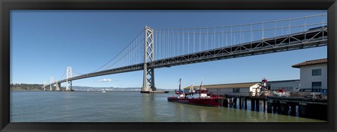 Framed Bay Bridge San Francisco, California Print