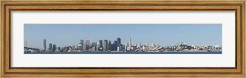 Framed CaptionCity at the waterfront, San Francisco Bay, San Francisco, California, USA 2010 Print