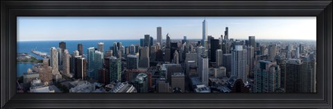 Framed Aerial View of Chicago Print