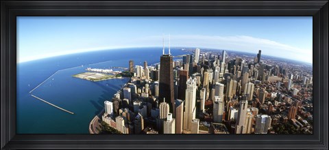 Framed Chicago skyscrapers, Cook County, Illinois, USA 2010 Print
