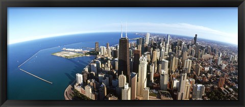 Framed Chicago skyscrapers, Cook County, Illinois, USA 2010 Print