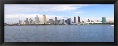 Framed Buildings at the waterfront, San Diego, San Diego County, California, USA 2010 Print