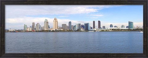 Framed Buildings at the waterfront, San Diego, San Diego County, California, USA 2010 Print