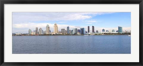 Framed Buildings at the waterfront, San Diego, San Diego County, California, USA 2010 Print