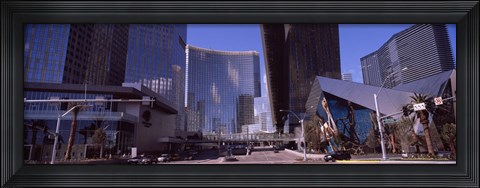 Framed Skyscrapers in a city, Citycenter, The Strip, Las Vegas, Nevada, USA 2010 Print