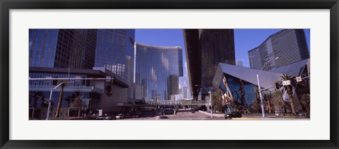 Framed Skyscrapers in a city, Citycenter, The Strip, Las Vegas, Nevada, USA 2010 Print