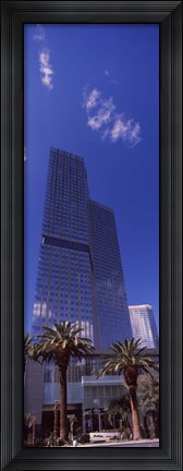 Framed Low angle view of a skyscraper, Citycenter, The Strip, Las Vegas, Nevada, USA 2010 Print