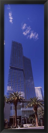 Framed Low angle view of a skyscraper, Citycenter, The Strip, Las Vegas, Nevada, USA 2010 Print
