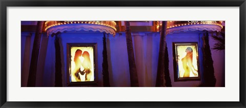 Framed Las Vegas Strip club, Nevada Print