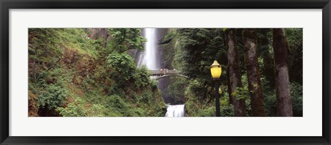 Framed Multnomah Falls, Hood River, Columbia River Gorge, Oregon Print
