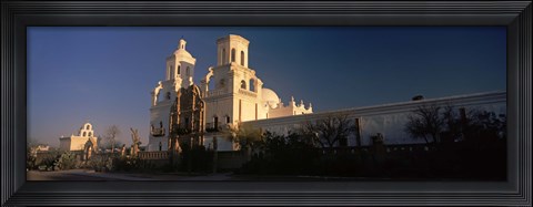 Framed Mission San Xavier Del Bac, Tucson, Arizona Print