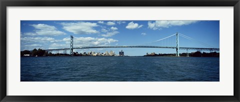 Framed Ambassador Bridge, Detroit Print