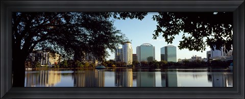 Framed Lake Eola, Orlando, Florida Print