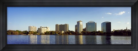 Framed Lake Eola, Orlando, Florida (distant view) Print