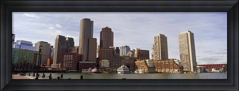 Framed City at the waterfront, Fan Pier, Boston, Suffolk County, Massachusetts, USA 2010 Print