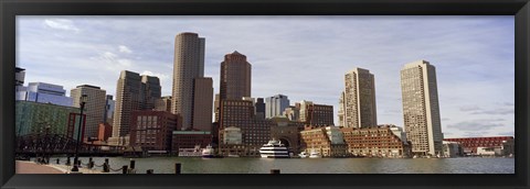 Framed City at the waterfront, Fan Pier, Boston, Suffolk County, Massachusetts, USA 2010 Print