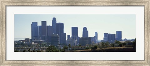 Framed Skyscrapers in a city, Los Angeles, California, USA 2009 Print