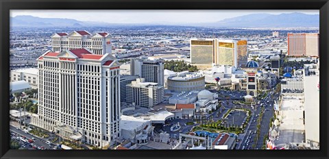 Framed Strip, Las Vegas, Clark County, Nevada, USA Print