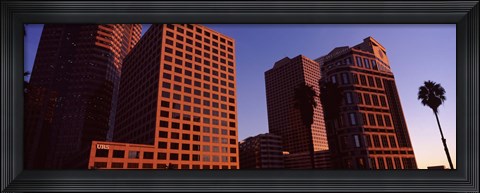 Framed Buildings in Los Angeles, California Print