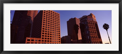 Framed Buildings in Los Angeles, California Print