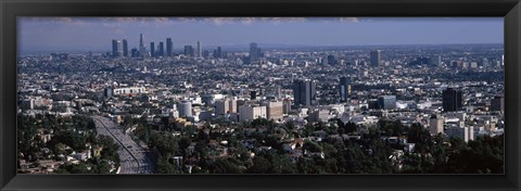 Framed Hollywood, City Of Los Angeles, California Print