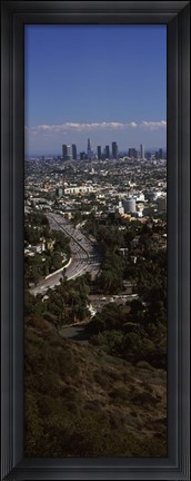 Framed Hollywood, Los Angeles, California (vertical) Print