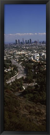 Framed Hollywood, Los Angeles, California (vertical) Print