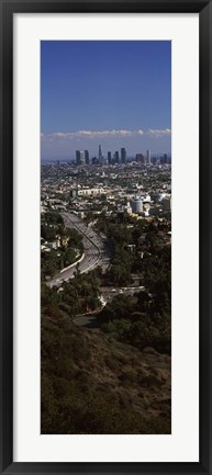 Framed Hollywood, Los Angeles, California (vertical) Print