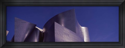 Framed Walt Disney Concert Hall Building Against a Blue Sky, Los Angeles Print