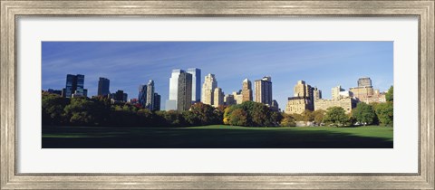 Framed Skyscrapers in a city, Central Park, Manhattan, New York City, New York State, USA 2010 Print