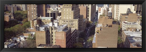 Framed Buildings in a city, Chelsea, Manhattan, New York City, New York State, USA Print