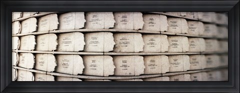 Framed September 11th memorial, Staten Island, New York City, New York State, USA Print