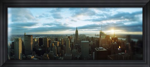 Framed Buildings in a city, Empire State Building, Manhattan, New York City, New York State, USA 2011 Print