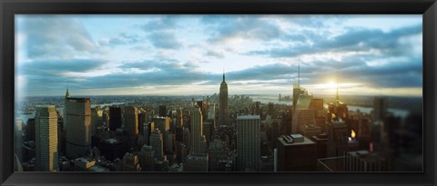 Framed Buildings in a city, Empire State Building, Manhattan, New York City, New York State, USA 2011 Print