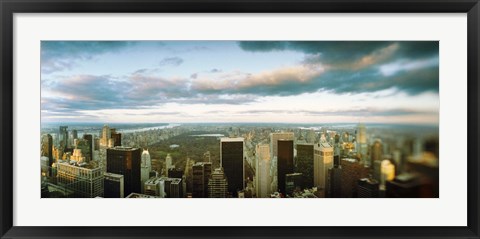 Framed Buildings in a city, Empire State Building, Manhattan, New York City, New York State, USA Print