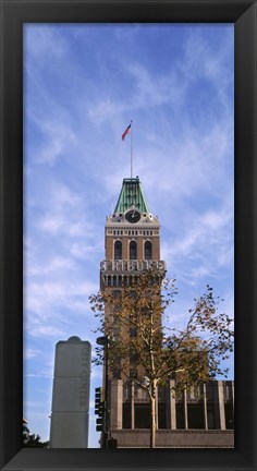 Framed Low angle view of an office building, Tribune Tower, Oakland, Alameda County, California, USA Print